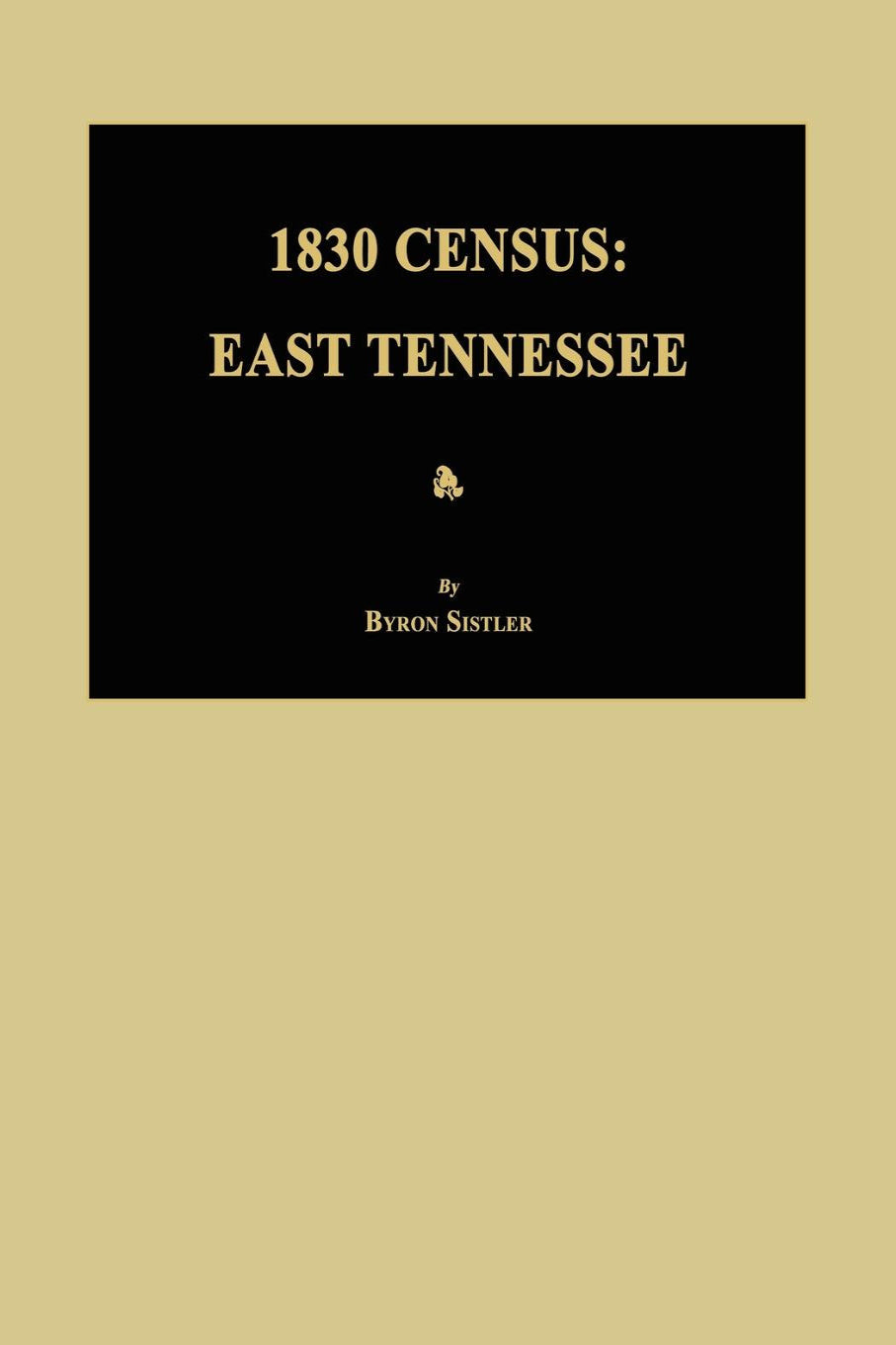 1830 Census, East Tennessee