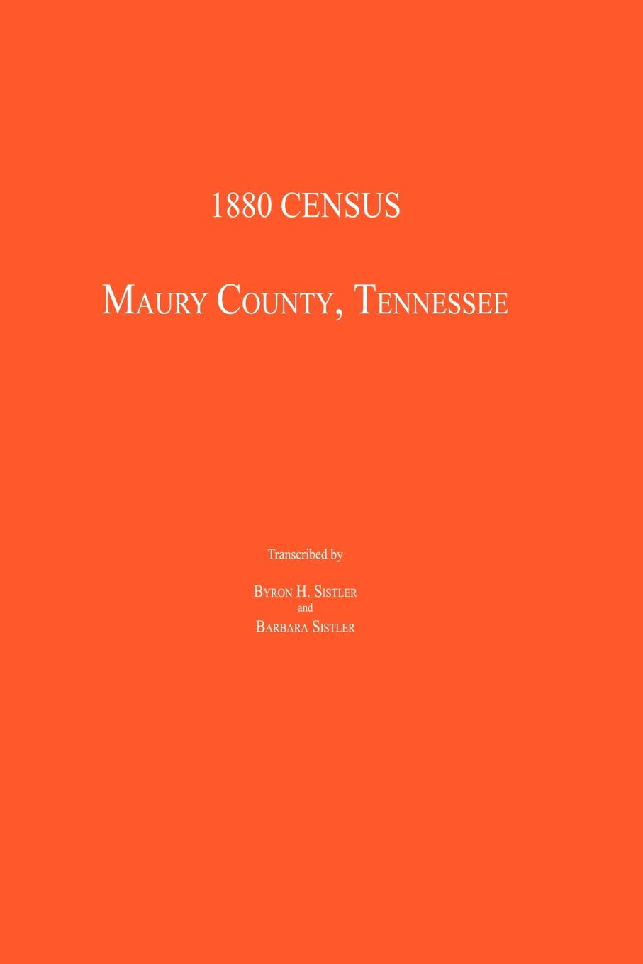 1880 Census: Maury County, Tennessee