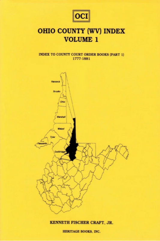 Ohio County (West Virginia) Index, Volume 1