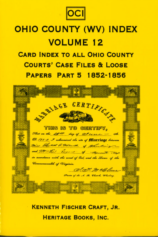 Ohio County (West Virginia) Index, Volume 12
