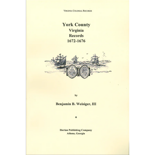 York County Virginia Records 1672-1676