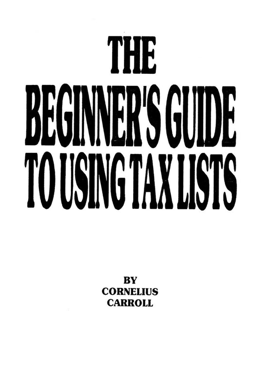 The Beginner's Guide to Using Tax Lists