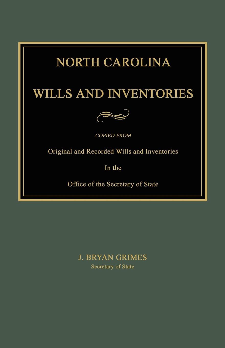 North Carolina Wills and Inventories