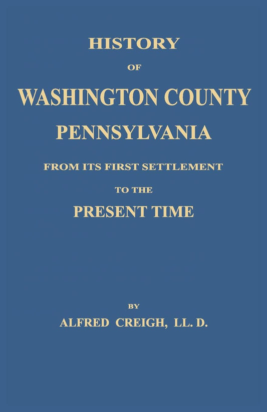 History of Washington County, Pennsylvania