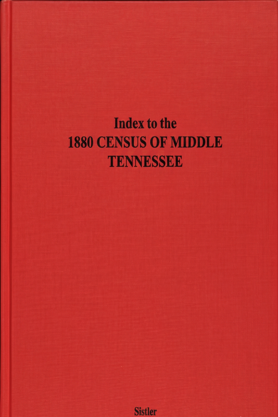 Index to the 1880 Census of Middle Tennessee