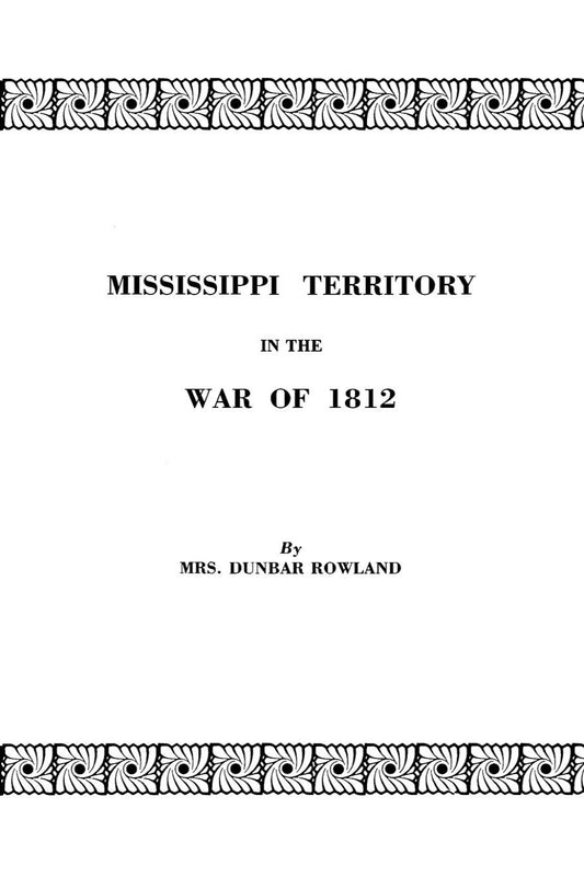 Mississippi Territory in the War of 1812