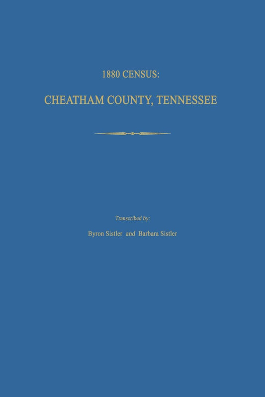 1880 Census: Cheatham County, Tennessee