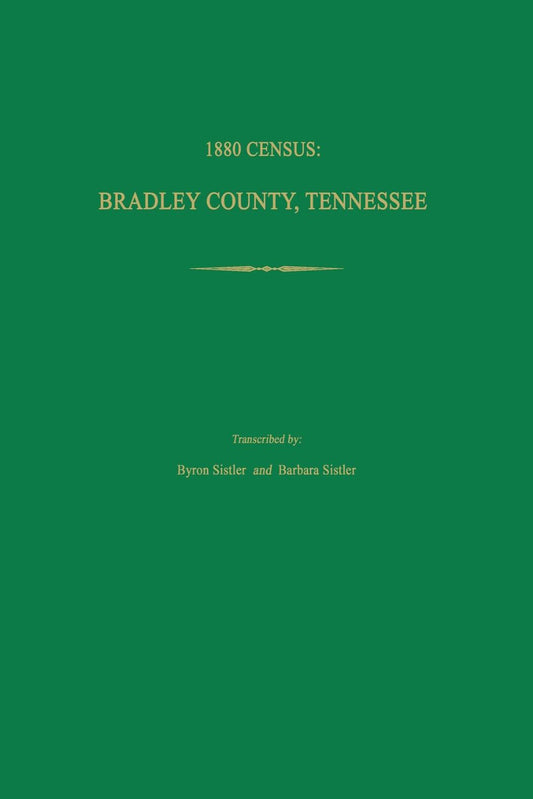 1880 Census: Bradley County Tennessee
