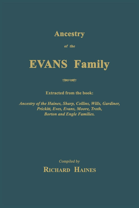 Ancestry of the Evans Family