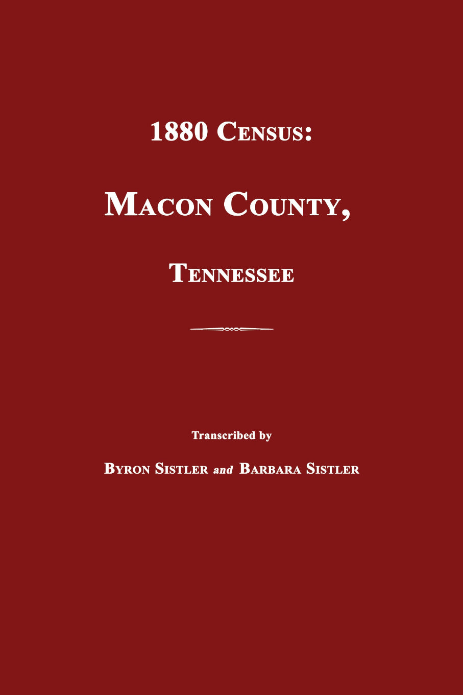1880 Census: Macon County, Tennessee