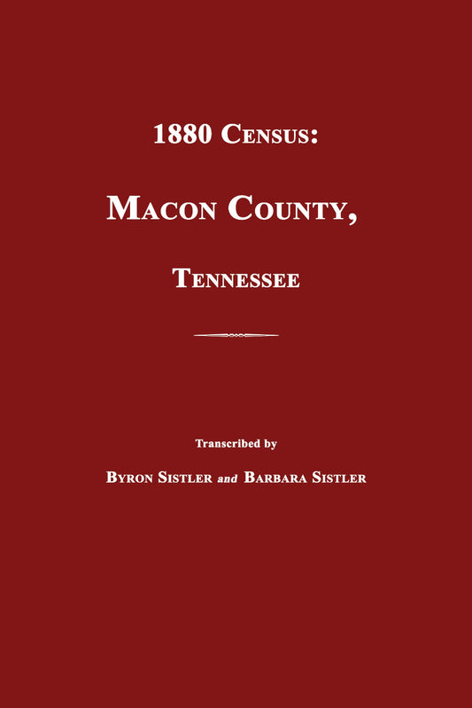 1880 Census: Macon County, Tennessee