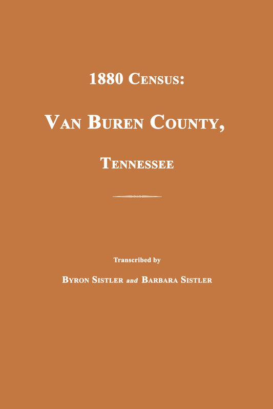 1880 Census: Van Buren County, Tennessee